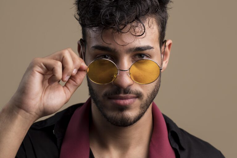 تصوير إعلانات النظارات